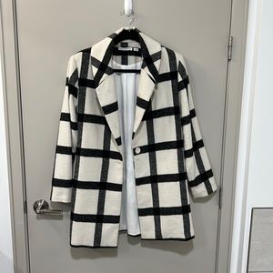 Finders Keepers Plaid Coat